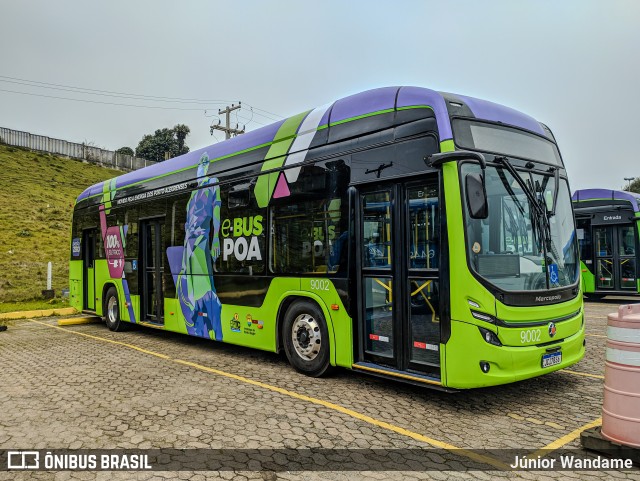 Nortran Transportes Coletivos 9002 na cidade de Porto Alegre, Rio Grande do Sul, Brasil, por Júnior Wandame. Número da foto: #12392136.