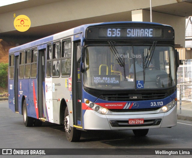 Transportes Capellini 33.113 na cidade de Campinas, São Paulo, Brasil, por Wellington Lima. Número da foto: #12391922.