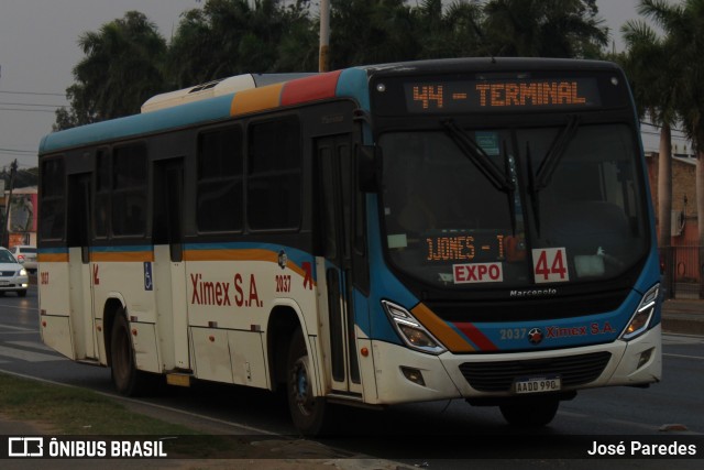Ximex S.A. - Línea 44 2037 na cidade de Mariano Roque Alonso, Central, Paraguai, por José Paredes. Número da foto: #12392876.