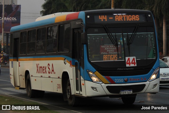 Ximex S.A. - Línea 44 2350 na cidade de Mariano Roque Alonso, Central, Paraguai, por José Paredes. Número da foto: #12392973.