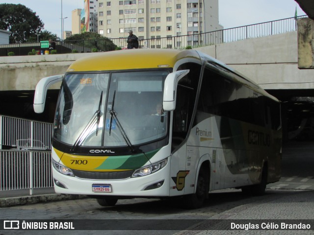 Empresa Gontijo de Transportes 7100 na cidade de Belo Horizonte, Minas Gerais, Brasil, por Douglas Célio Brandao. Número da foto: #12393465.