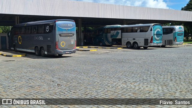 Viação Cidade Sol 10200 na cidade de Cruz das Almas, Bahia, Brasil, por Flávio  Santos. Número da foto: #12391663.