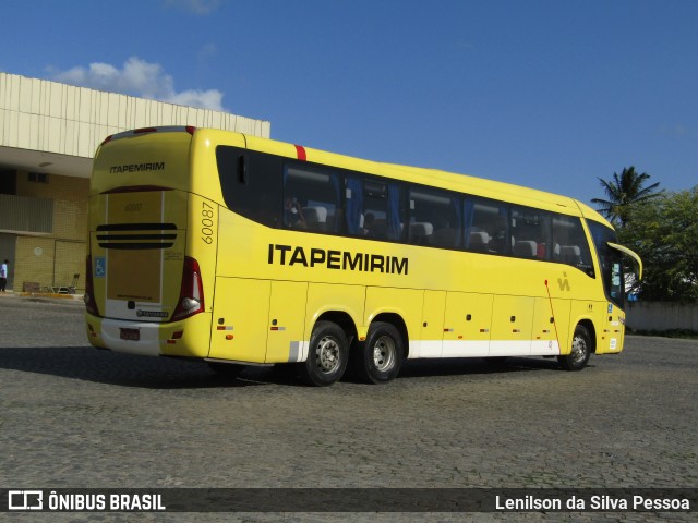 Viação Itapemirim 60087 na cidade de Caruaru, Pernambuco, Brasil, por Lenilson da Silva Pessoa. Número da foto: #12395232.