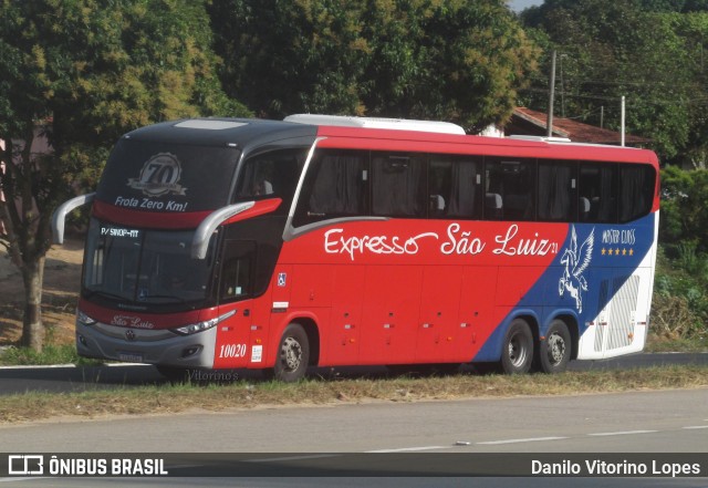 Expresso São Luiz 10020 na cidade de São José de Mipibu, Rio Grande do Norte, Brasil, por Danilo Vitorino Lopes. Número da foto: #12396376.