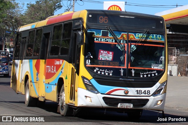 TTA S.A. - Línea 96 1848 na cidade de San Lorenzo, Central, Paraguai, por José Paredes. Número da foto: #12396598.