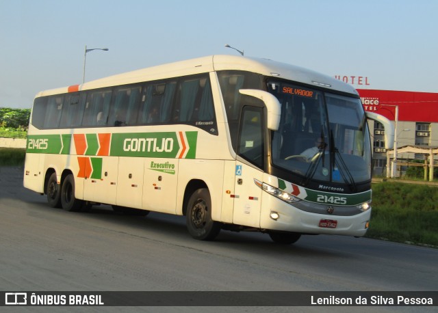 Empresa Gontijo de Transportes 21425 na cidade de Caruaru, Pernambuco, Brasil, por Lenilson da Silva Pessoa. Número da foto: #12395209.