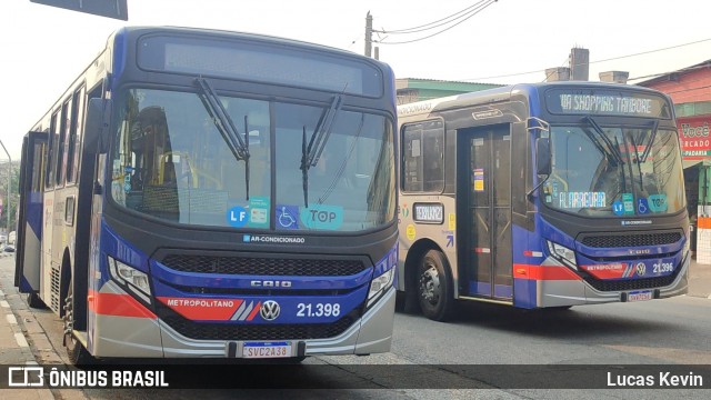 Viação Osasco 21.398 na cidade de Osasco, São Paulo, Brasil, por Lucas Kevin. Número da foto: #12394426.