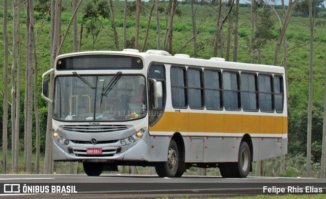 Ônibus Particulares 5911 na cidade de Lins, São Paulo, Brasil, por Felipe Rhis Elias. Número da foto: #12396414.